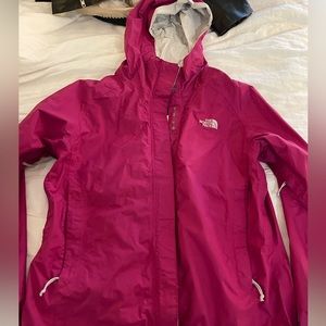 Fuchsia North Face Windbreaker